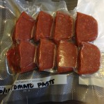 Tomato Paste vacuum sealed for freezer